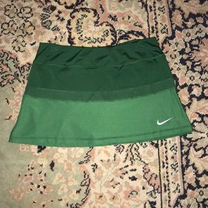 Green Nike Dri-Fit Tennis Skirt